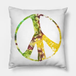 Grunge Peace Pillow