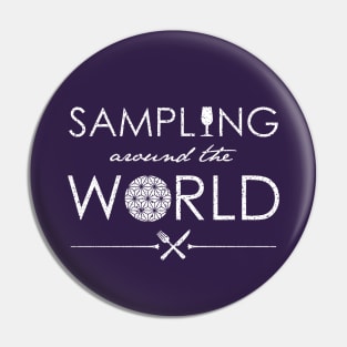 Sampling Around The World Pin