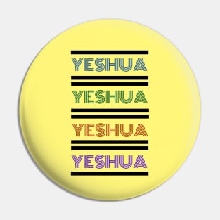 Yeshua | Christian Typography Pin