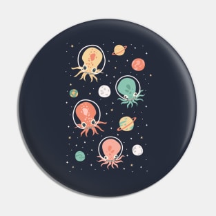 Squids in Space Pin