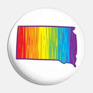 South Dakota Pride Pin