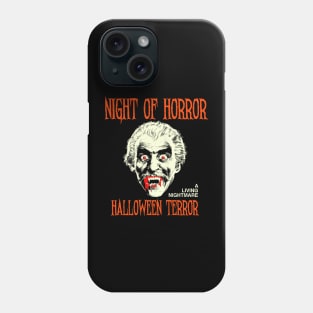 classic night of horror halloween terror Phone Case