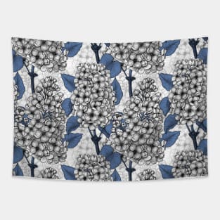 Lilac in white and blue Tapestry