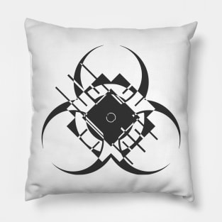 Retro Futuristic Virus Pillow