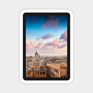 Rome Cityscape Skyline Magnet