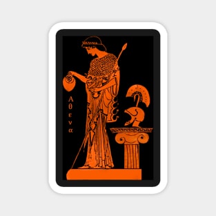 Athena Minerva red figure vase Magnet