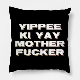 Famous MOVIE Quote 01 / Guess The Film Title / Only for true Cinephiles Pillow