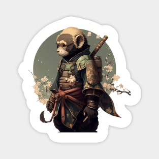 Cute Monkey Warrior Magnet