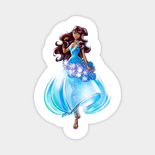 Aisha Flower Princess Magnet by Zoratrix