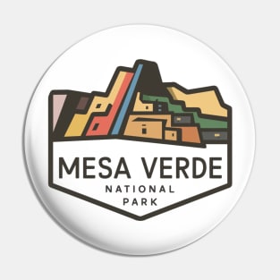 Mesa Verde National Park Landscape Pin