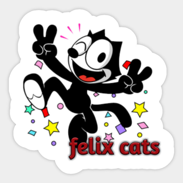 Felix Cat Felix The Cat Sticker Teepublic Uk