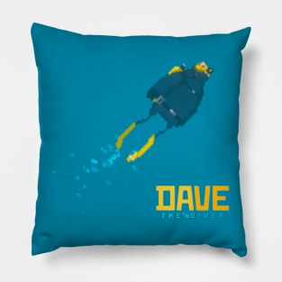 DAVE the diver Fan Art Pillow