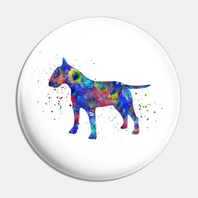 Bull terrier Pin by RosaliArt