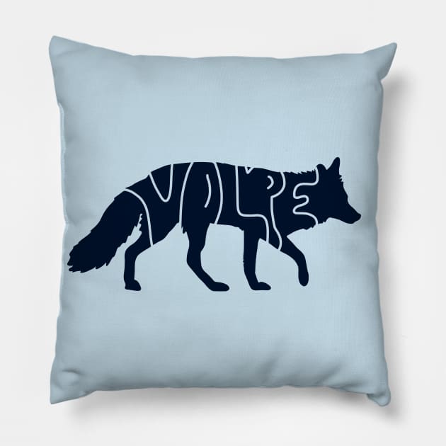 Volpe (Fox) Pillow by TaliDe