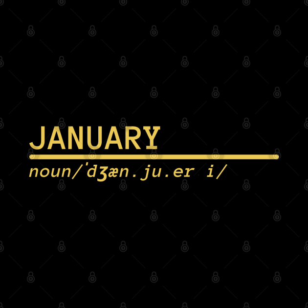 Word January by Ralen11_