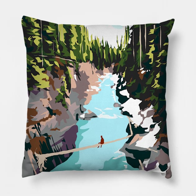 Kootenay National Park Pillow by sigsin