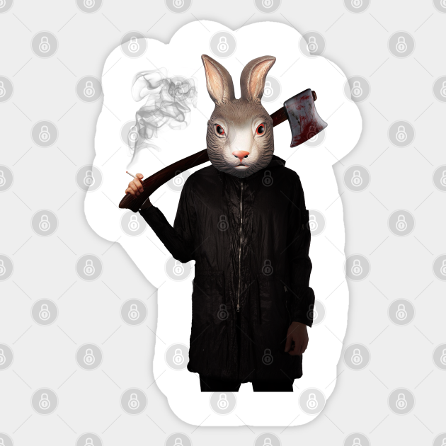 Evil Rabbit - Rabbit - Sticker