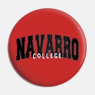 Navarro College Black Pin