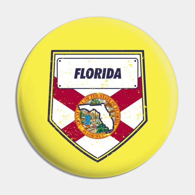 florida Pin by DeekayGrafx