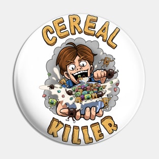 Cereal Killer Breakfast Cereal Version 2 Pin