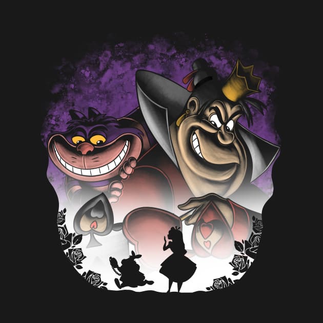 Wonderland villains by Cromanart