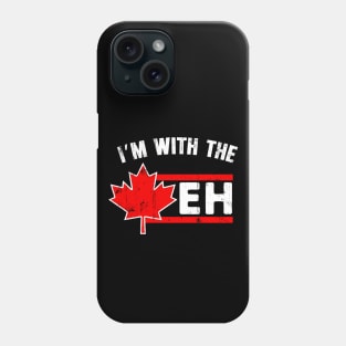 I’m With The Eh Funny Canadian Maple Leaf Phone Case