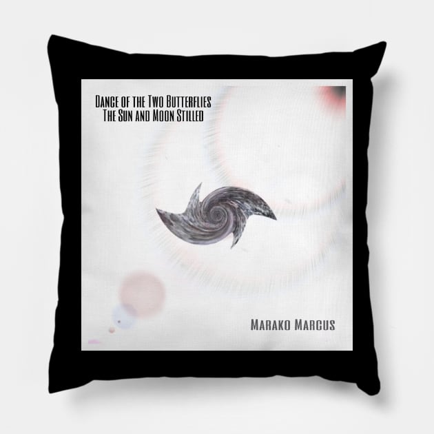 Dance of the Two Butterflies. The Sun and Moon Stilled. Album Cover Art Minimalist Square Designs Marako + Marcus The Anjo Project Band Pillow by Anjo