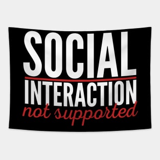 Social Interaction Not Supported. Tapestry