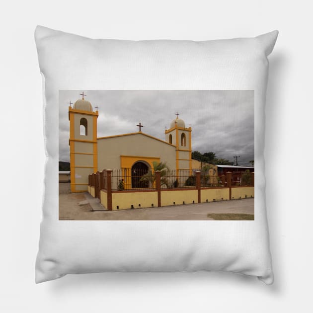 Little Church In Little Las Flores - 1 © Pillow by PrinceJohn