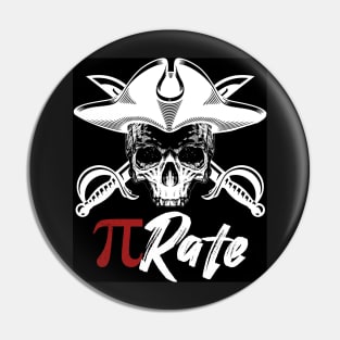 Pi rate Pi Shirt for international Pi Day Pin