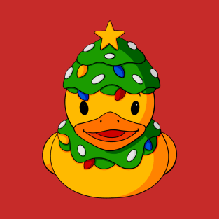 Christmas Tree Costume Rubber Duck T-Shirt