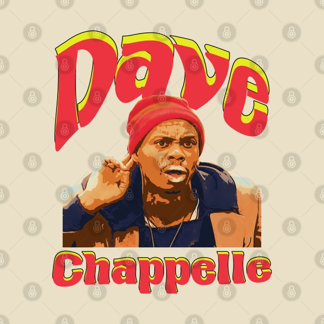 Dave Chappelle // Vintage Style Design by Mandegraph