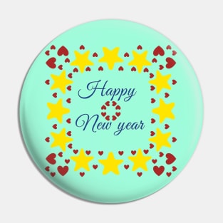 Happy New Year Pin