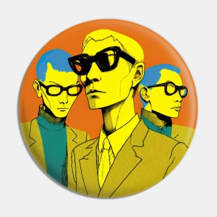 Yellow Magic Orchestra -- Original Fan Art Design Pin
