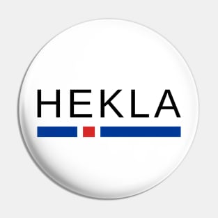 Hekla Iceland Pin