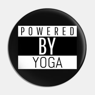 Powered by yoga. Pin