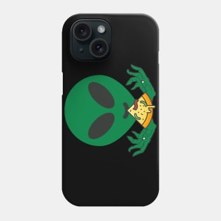 Alien Pizza Eating Phone Case