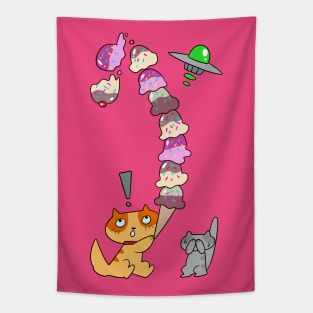 Falling Icecream Cone Tapestry