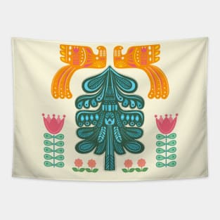 Scandinavian Summer Sunrise Tapestry