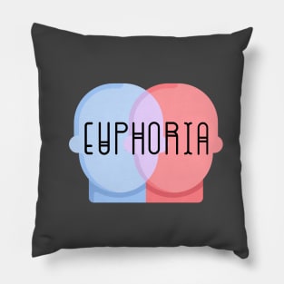 Euphoria in our heads Pillow