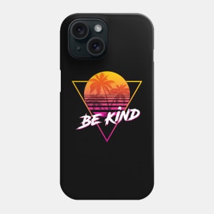 Be Kind - Proud Name Retro 80s Sunset Aesthetic Design Phone Case