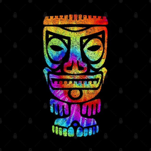 Tie Dye Tiki Idol by artbitz