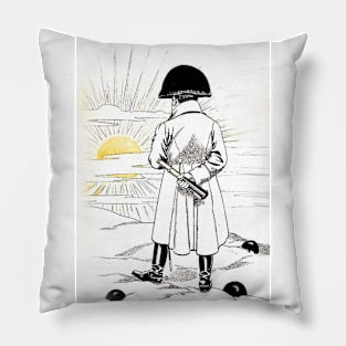 Napoleon watching the sunset Pillow