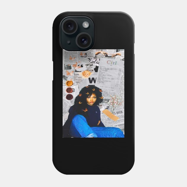 Journey From Local Talent To Global Icon Of SZA Phone Case by Roselyne Lecocq