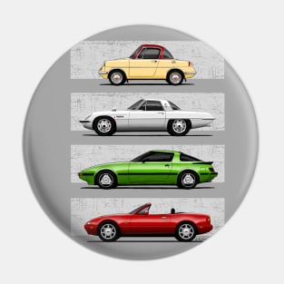 Classic Hiroshima iconic cars Pin
