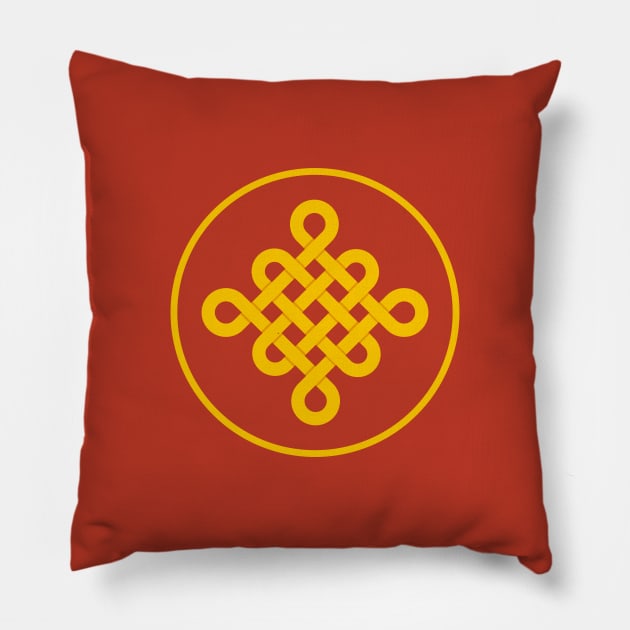 Civilization emblems - Chinese Pillow by Koyaanisqatsian