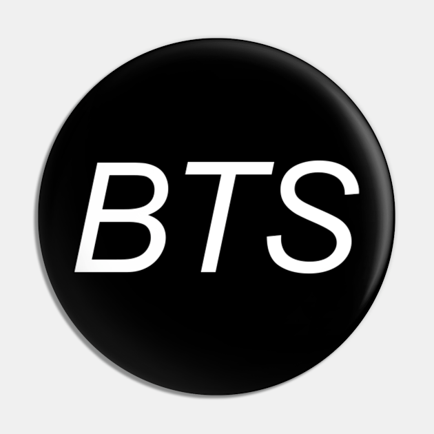 Bts K Pop Simple Aesthetic Design Bts Pin Teepublic