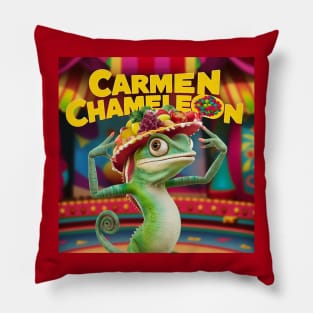 Carmen Karma Chameleon Pillow