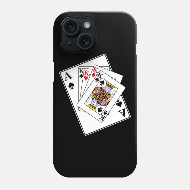 Ace High - 4 Kings X 300 Phone Case by twix123844