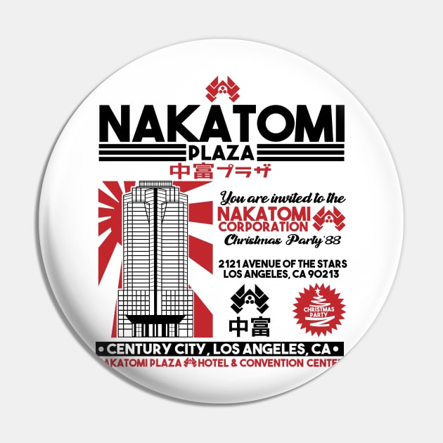 Nakatomi Christmas Party Pin by carloj1956